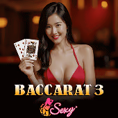 BACCARAT 3 live casino game by Sexy Casino